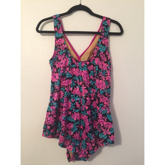 MAXINE OF HOLLYWOOD vintage one piece swimsuit - Picture 2 of 5